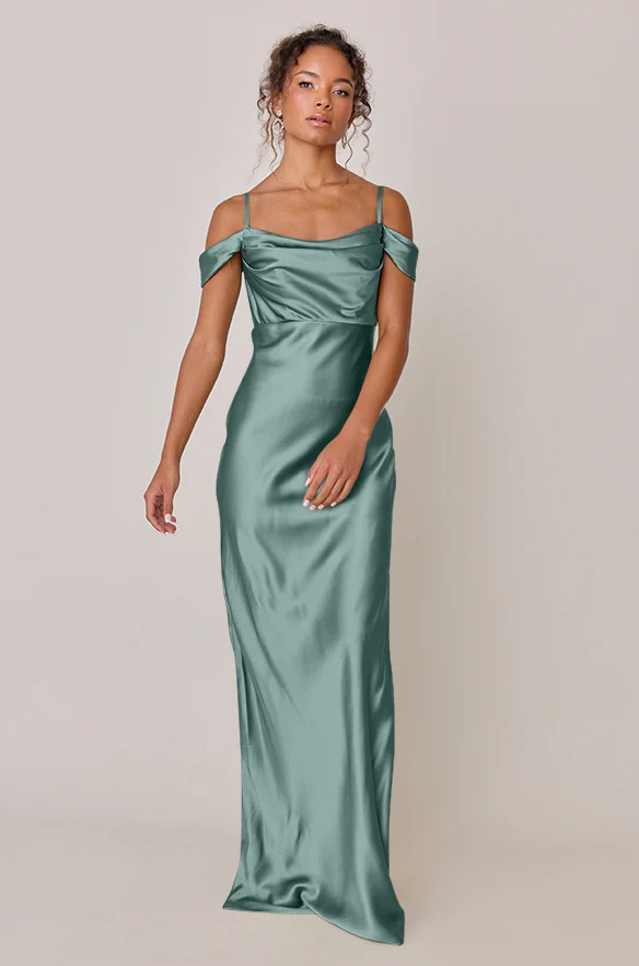 Sienna Satin Dress | Made To Order - Image 184