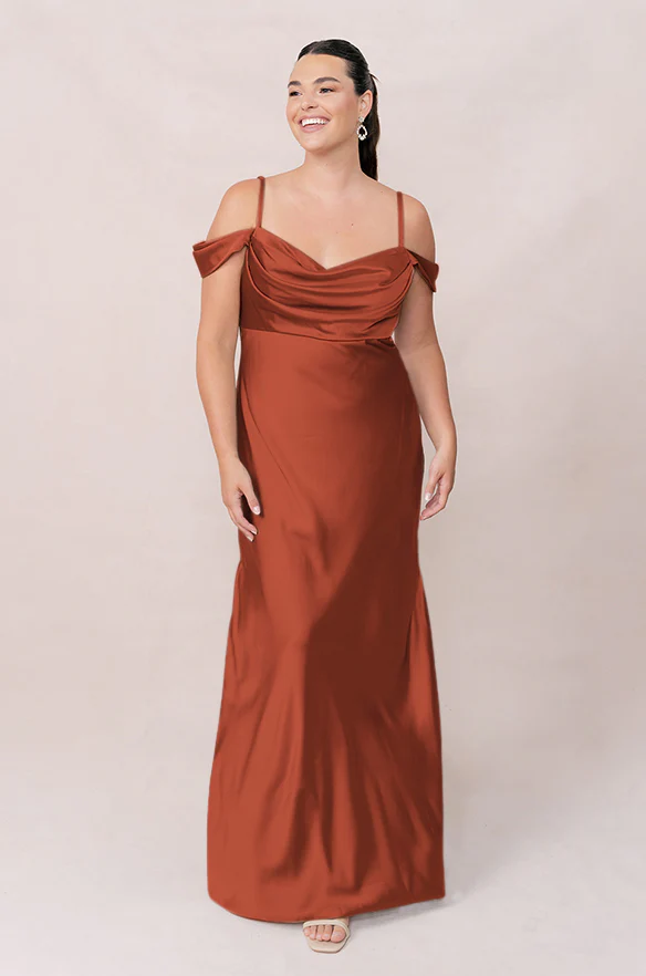 Sienna Satin Dress | Made To Order - Image 190