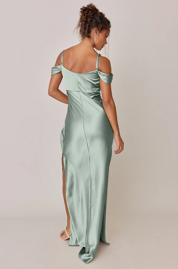 Sienna Satin Dress | Made To Order - Image 193
