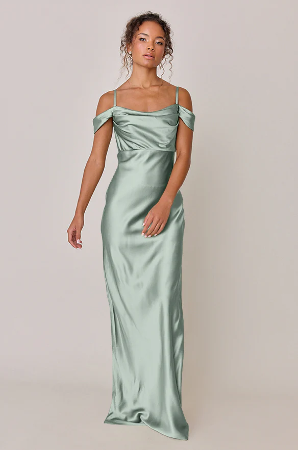 Sienna Satin Dress | Made To Order - Image 195