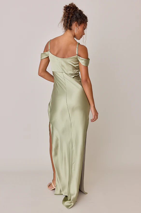 Sienna Satin Dress | Made To Order - Image 199