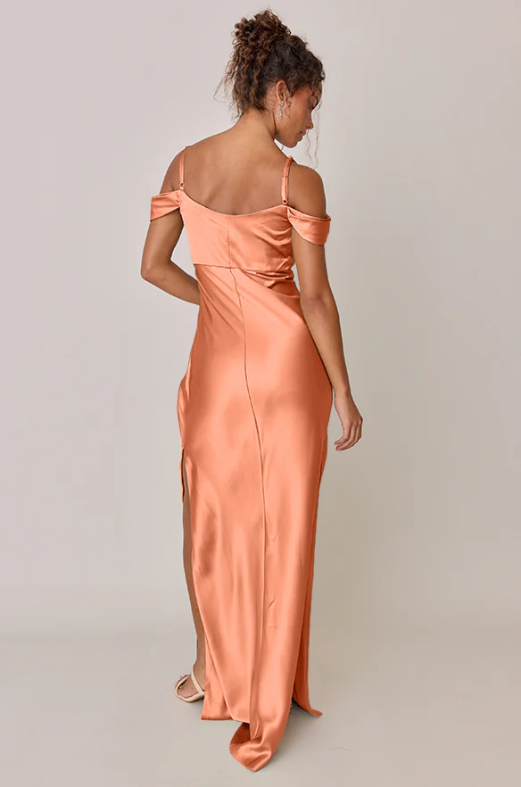 Sienna Satin Dress | Made To Order - Image 208
