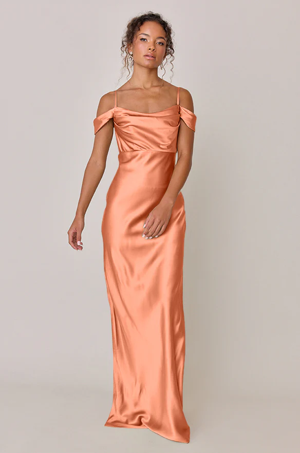 Sienna Satin Dress | Made To Order - Image 210