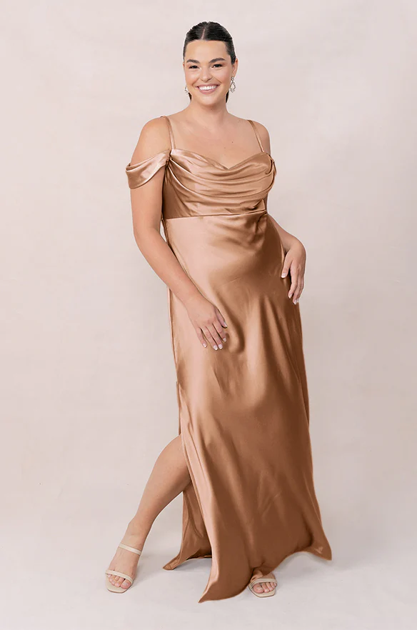 Sienna Satin Dress | Made To Order - Image 223