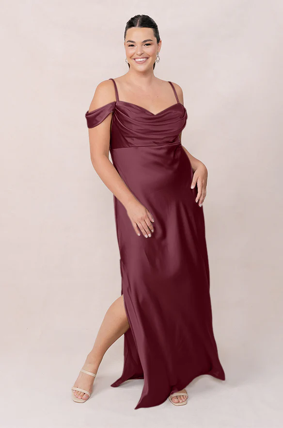 Sienna Satin Dress | Made To Order - Image 70