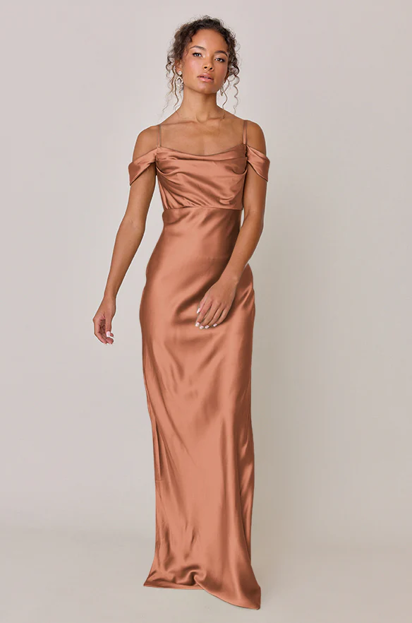 Sienna Satin Dress | Made To Order - Image 78
