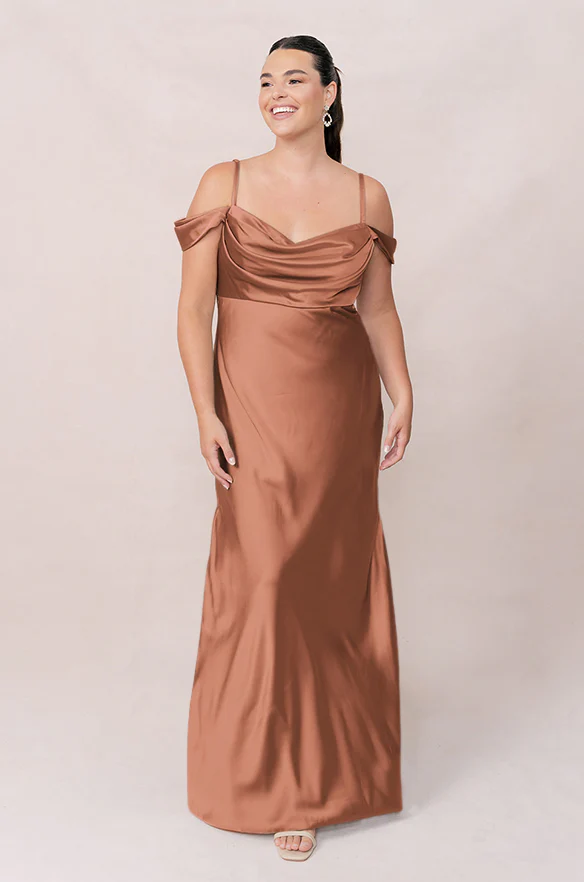 Sienna Satin Dress | Made To Order - Image 80