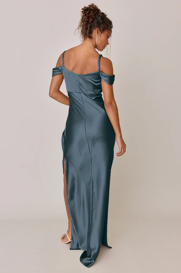 Sienna Satin Dress | Made To Order - Image 98