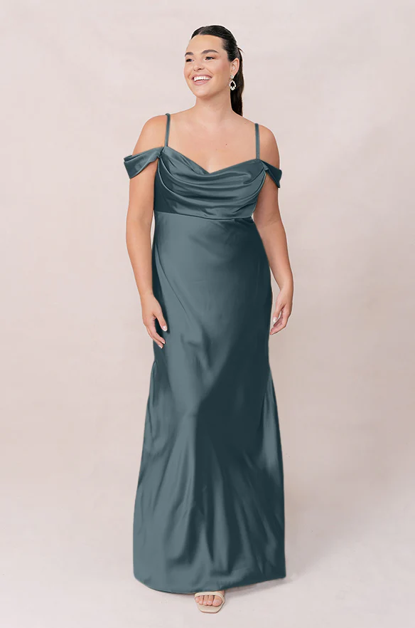 Sienna Satin Dress | Made To Order - Image 99