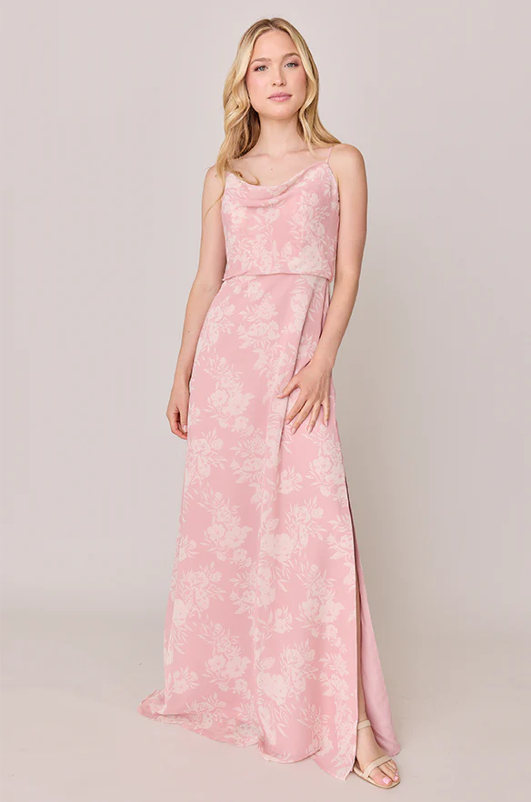 Skye Chiffon Floral Print Dress | Made To Order - Image 15