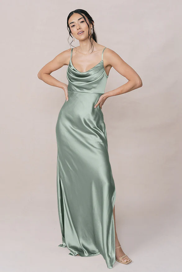 Skye Satin Dress | Made To Order - Image 160