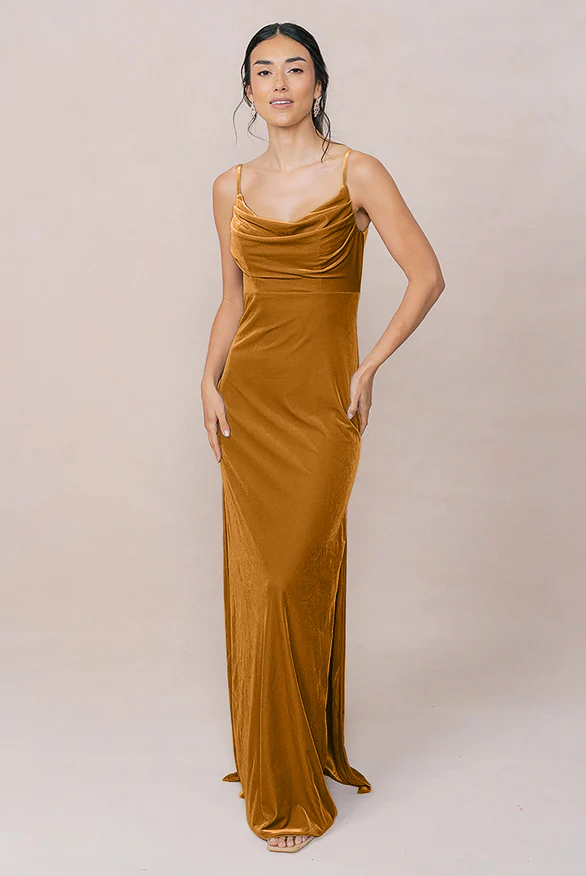 Skye Velvet Dress | Made To Order - Image 45