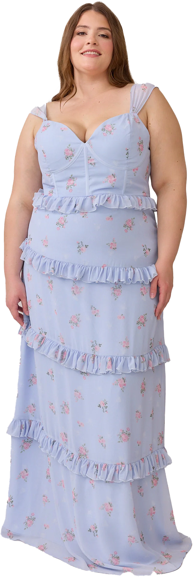 Sloane Chiffon Floral Print Dress | Made To Order - Image 59