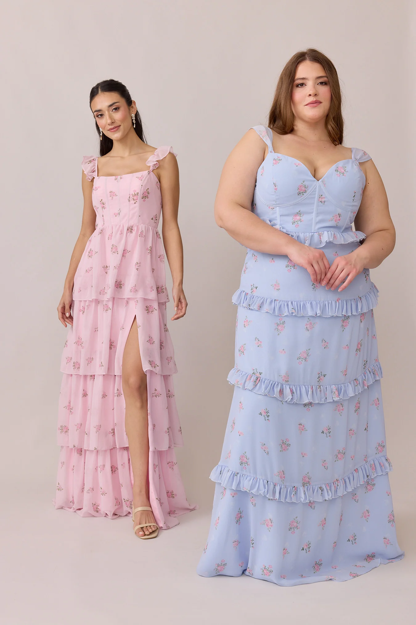 Sloane Chiffon Floral Print Dress | Made To Order - Image 9
