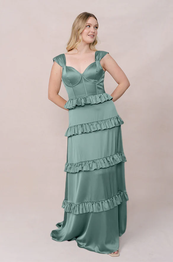 Sloane Satin Dress | Made To Order - Image 125
