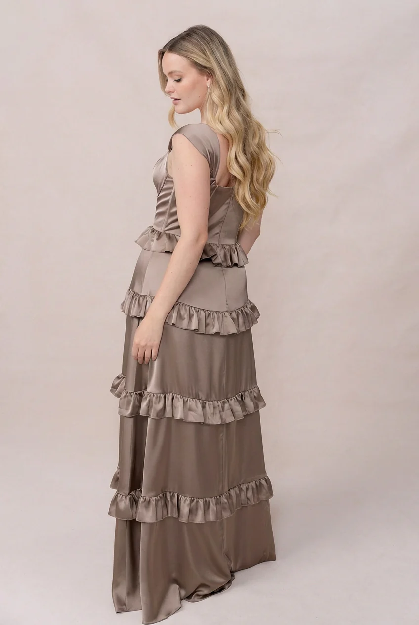Sloane Satin Dress | Made To Order - Image 170