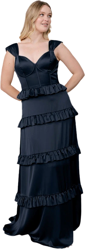 Sloane Satin Dress | Made To Order - Image 38