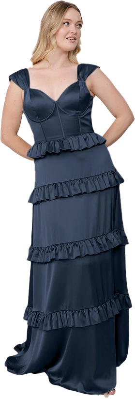 Sloane Satin Dress | Made To Order - Image 42
