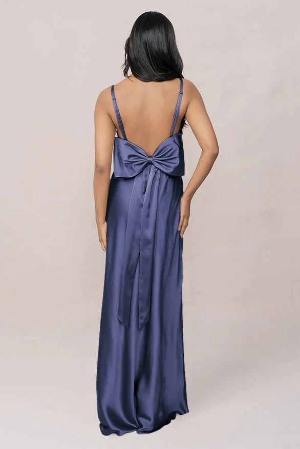 Steph Satin Dress | Made To Order - Image 50