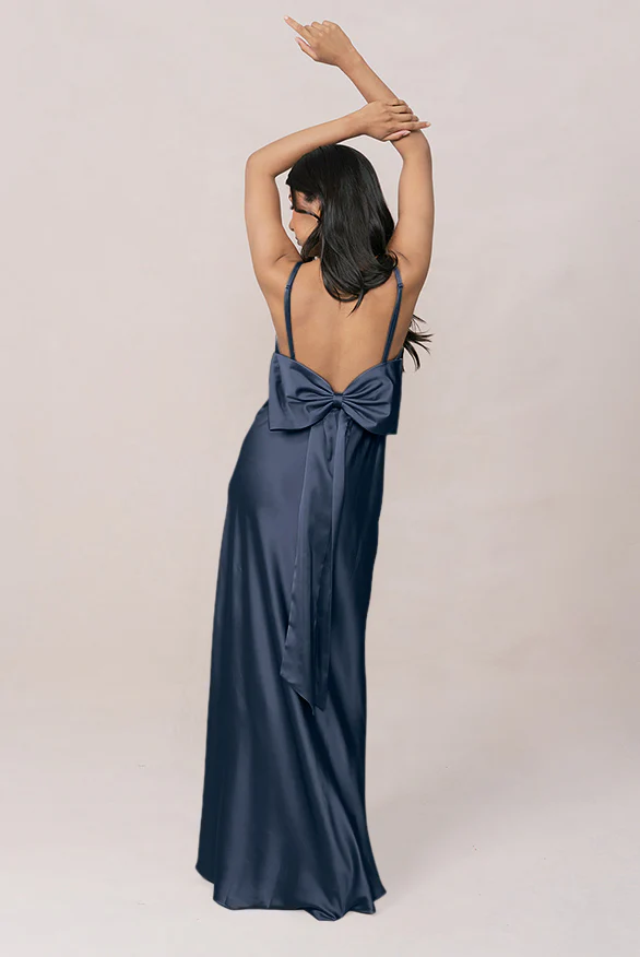Steph Satin Dress | Made To Order - Image 76