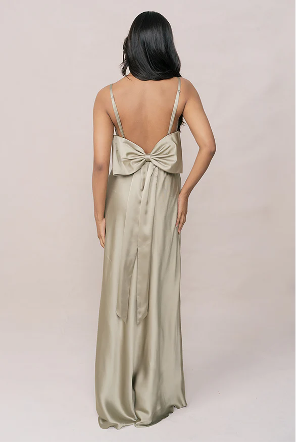 Steph Satin Dress | Made To Order - Image 90