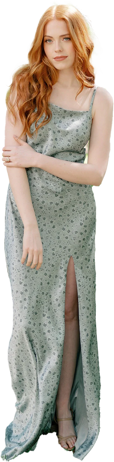 Steph Satin Floral Print Dress | Made To Order - Image 65