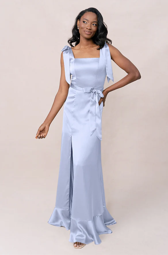 Stevie Satin Dress | Made To Order - Image 169