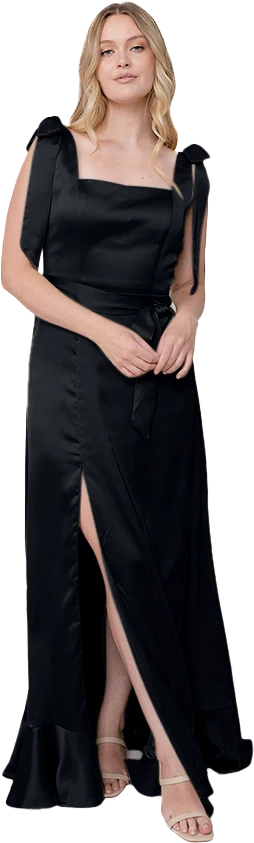 Stevie Satin Dress | Made To Order - Image 233