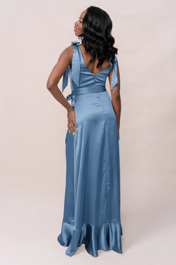 Stevie Satin Dress | Made To Order - Image 238
