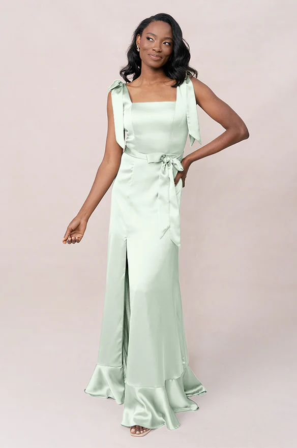 Stevie Satin Dress | Made To Order - Image 9