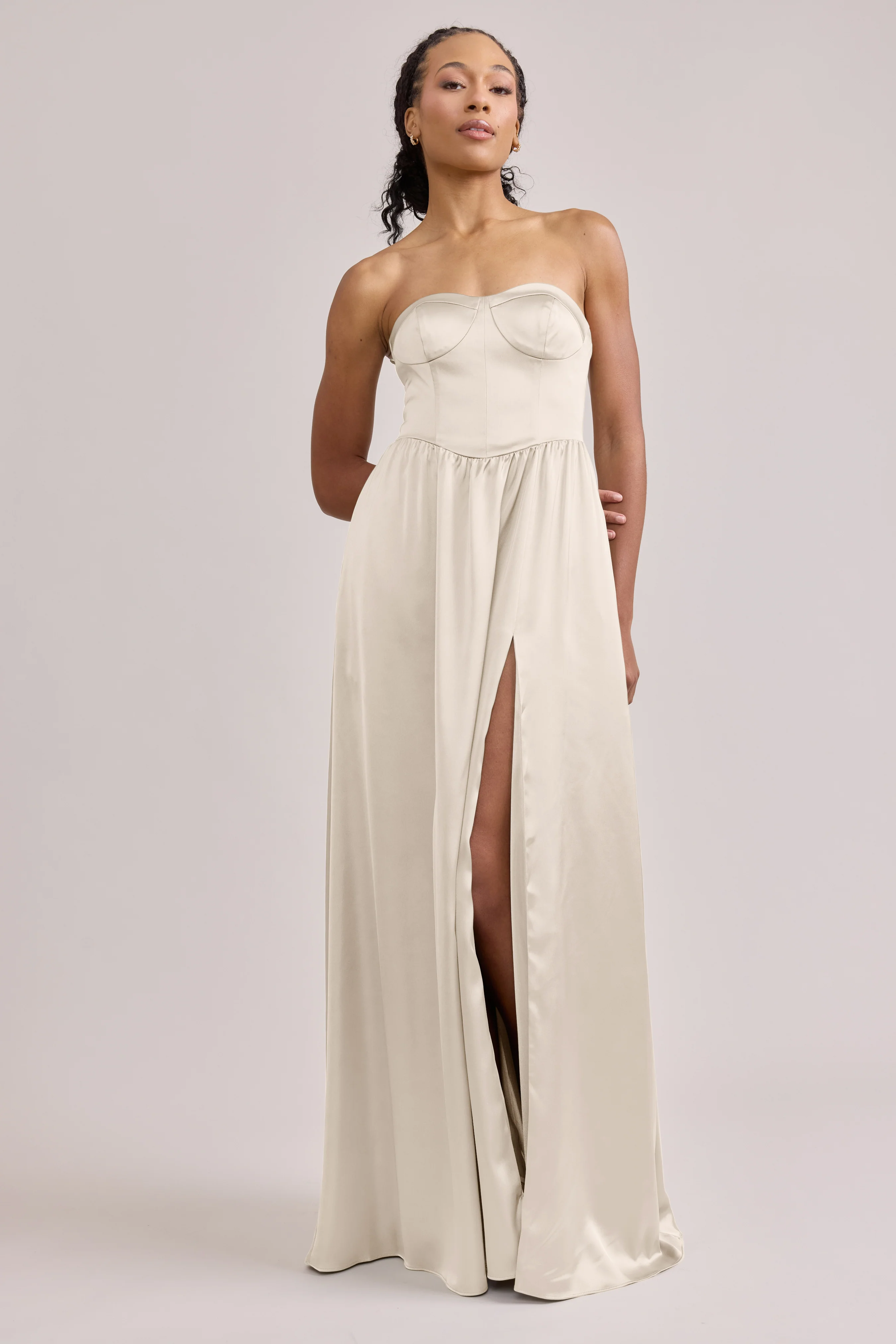 Sydney Satin Dress | Made To Order - Image 141