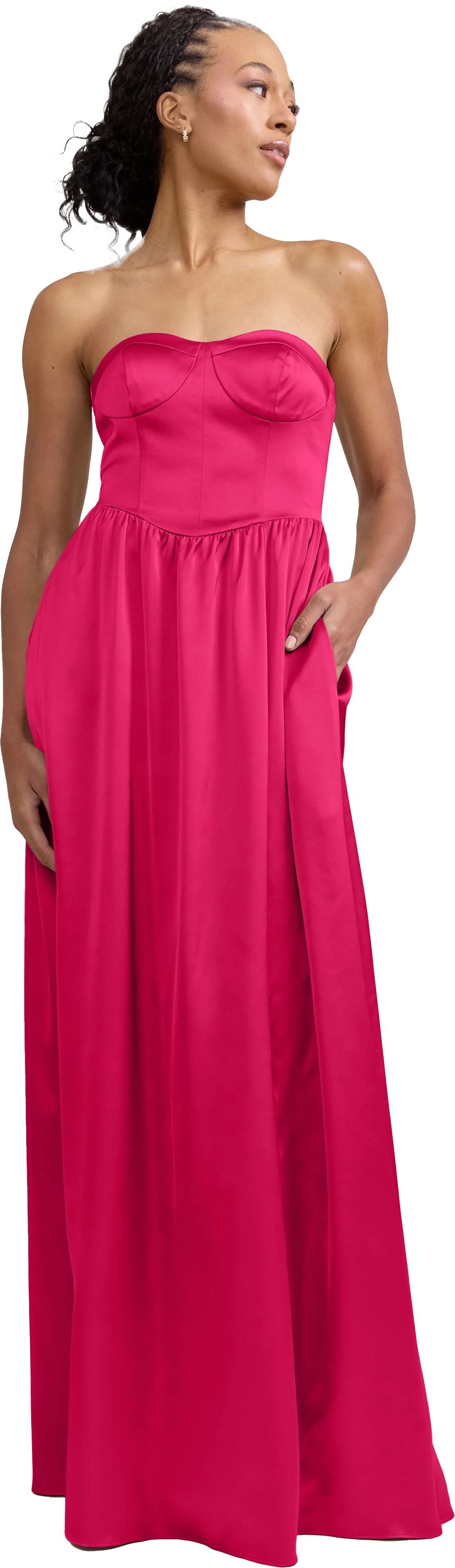 Sydney Satin Dress | Made To Order - Image 181