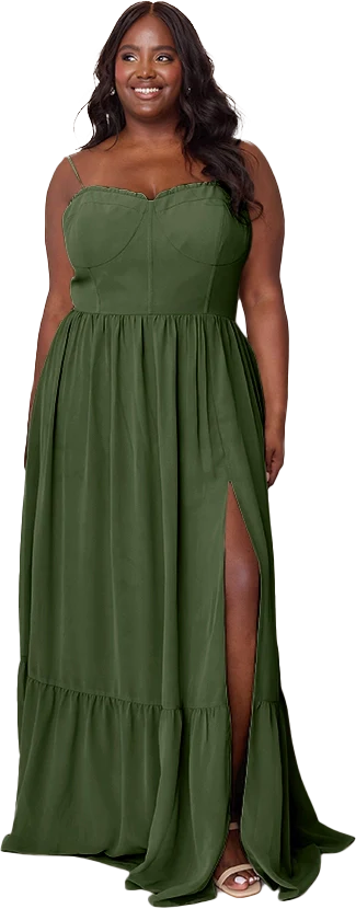 Valentina Chiffon Dress | Made To Order - Image 204