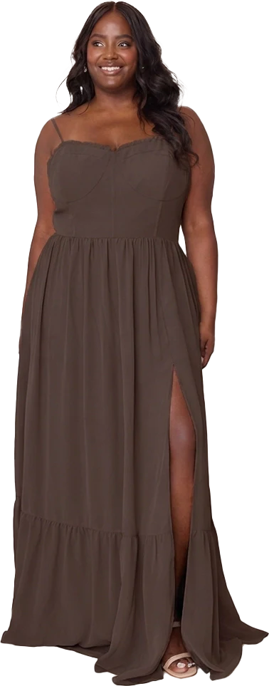 Valentina Chiffon Dress | Made To Order - Image 244