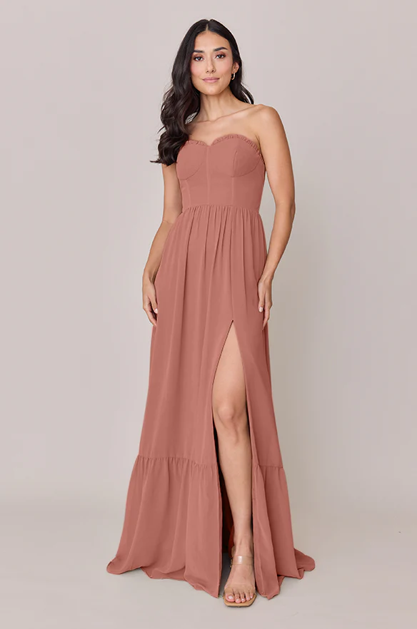 Valentina Chiffon Dress | Made To Order - Image 42