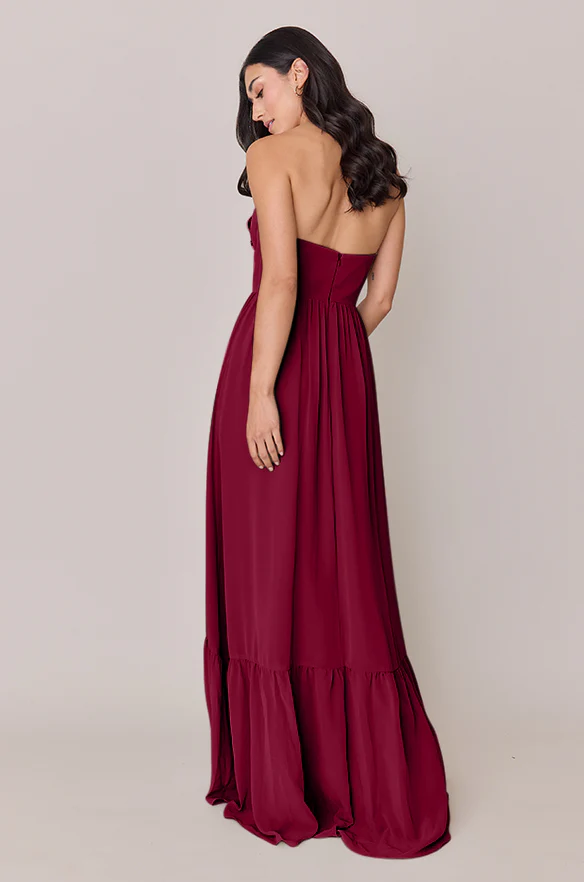 Valentina Chiffon Dress | Made To Order - Image 86