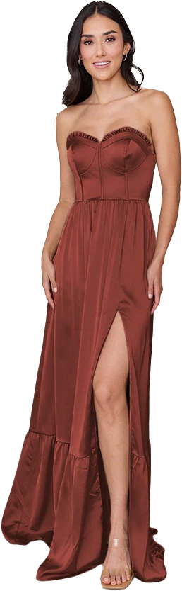 Valentina Satin Dress | Made To Order - Image 192