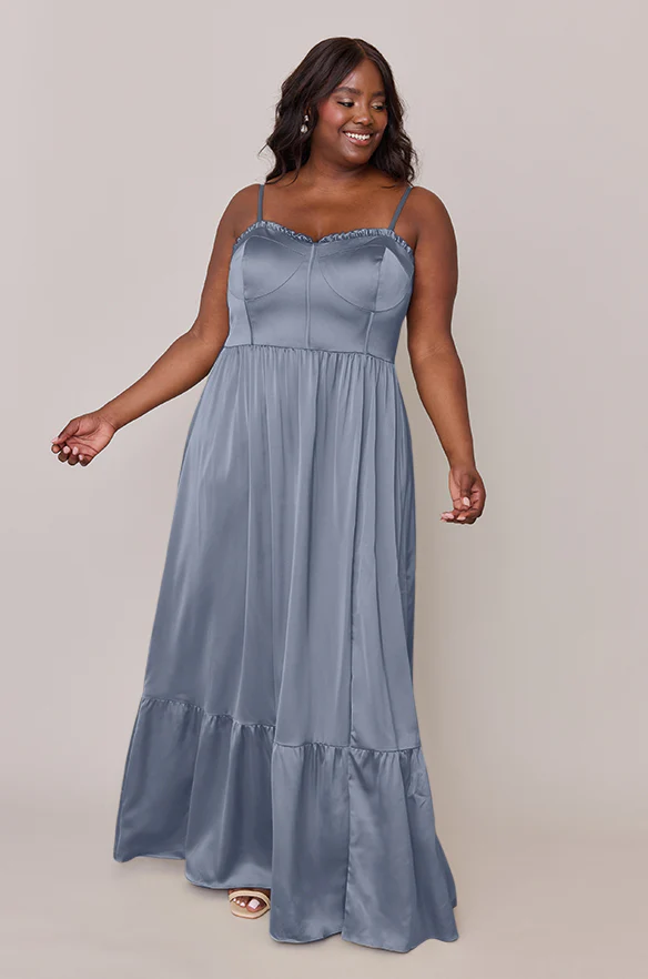 Valentina Satin Dress | Made To Order - Image 50
