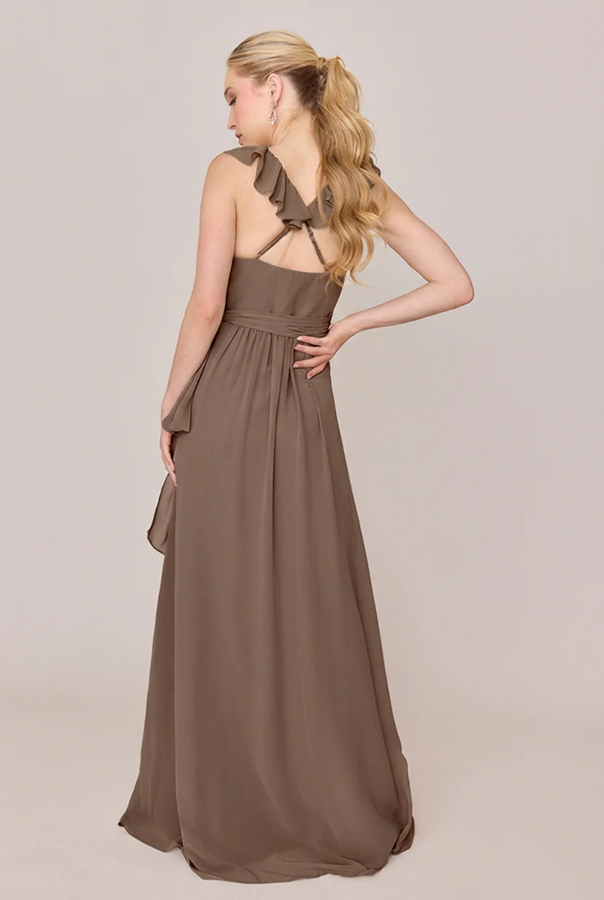 Valerie Chiffon Faux Wrap Dress | Made To Order - Image 165