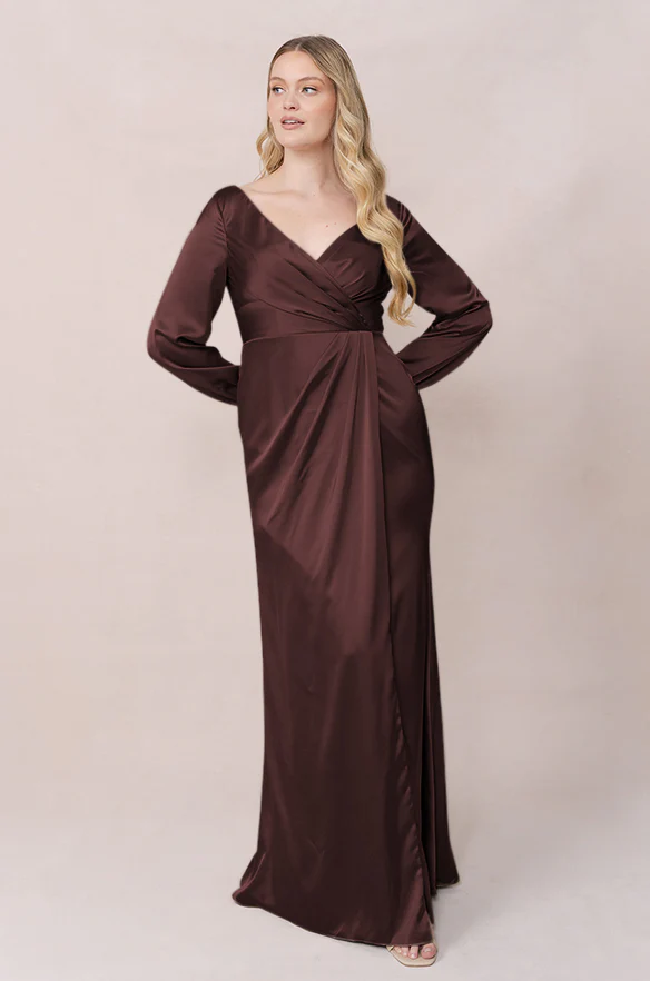 Vera Satin Dress | Made To Order - Image 83