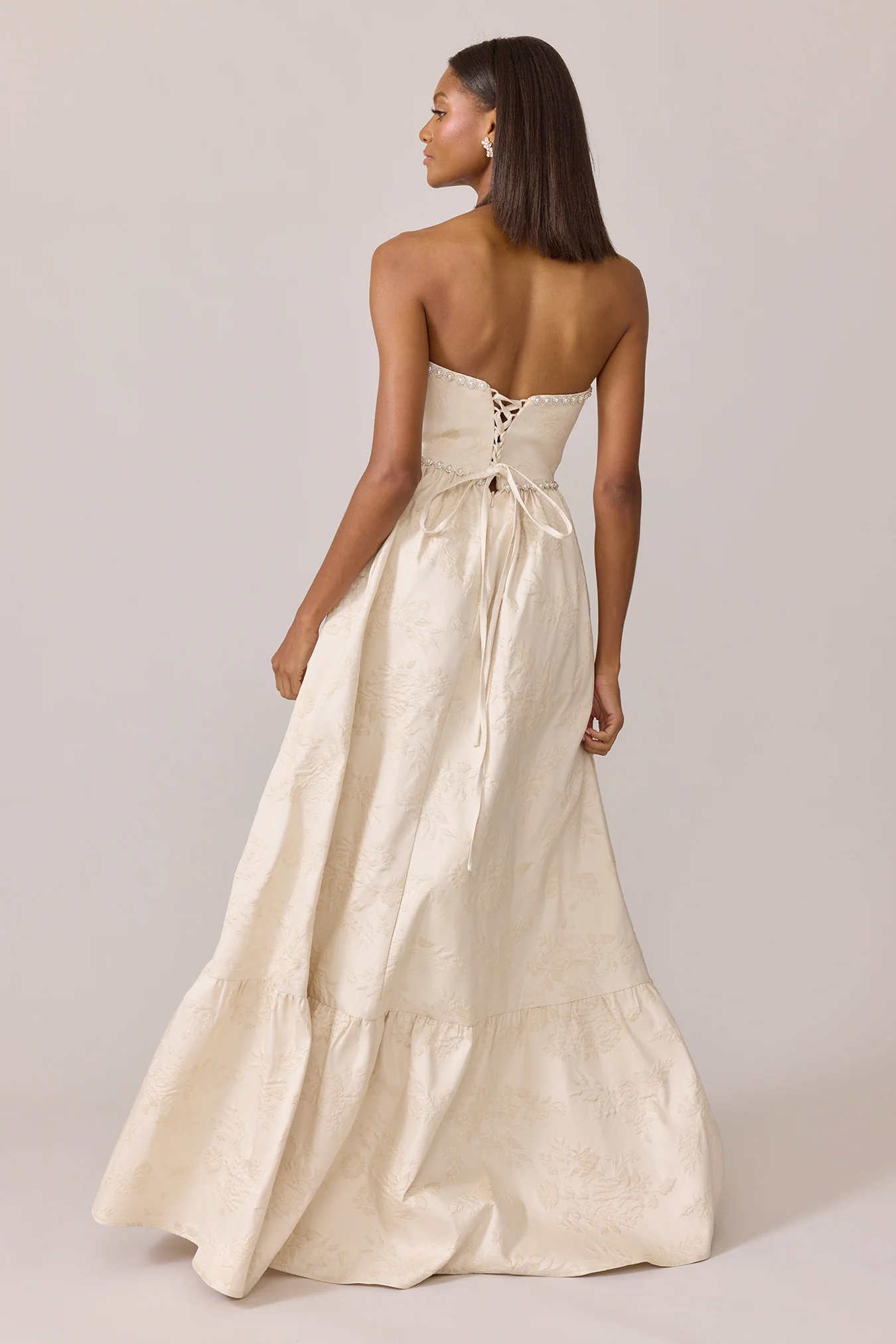 Vienna Luxe Jacquard Dress | Made To Order - Image 16
