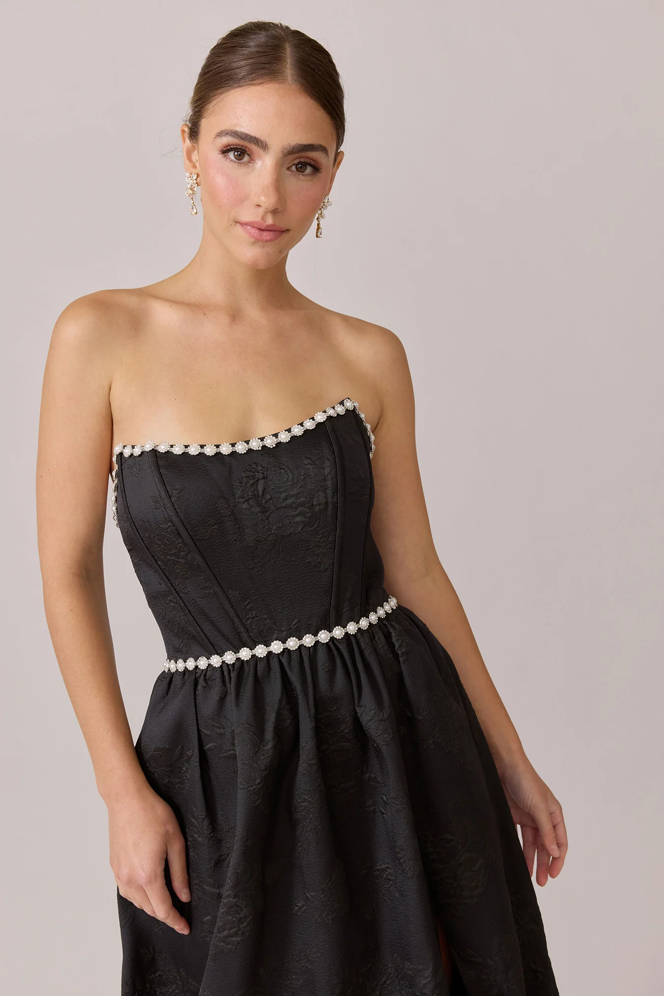 Vienna Luxe Jacquard Dress | Made To Order - Image 21