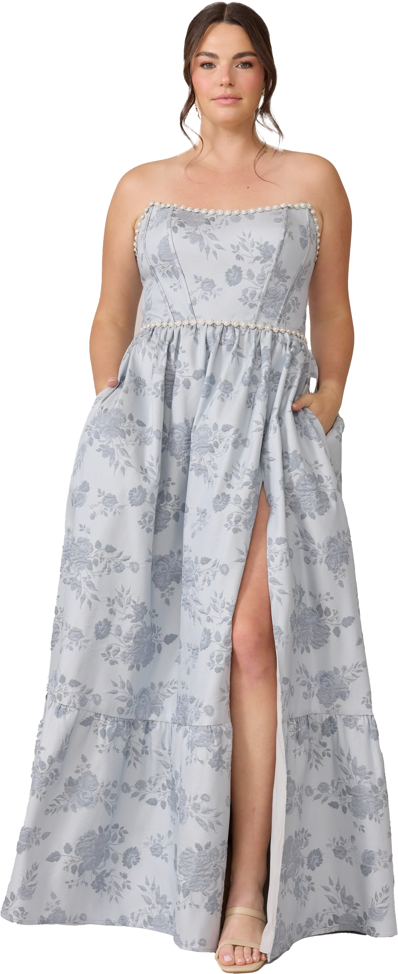 Vienna Luxe Jacquard Dress | Made To Order - Image 28