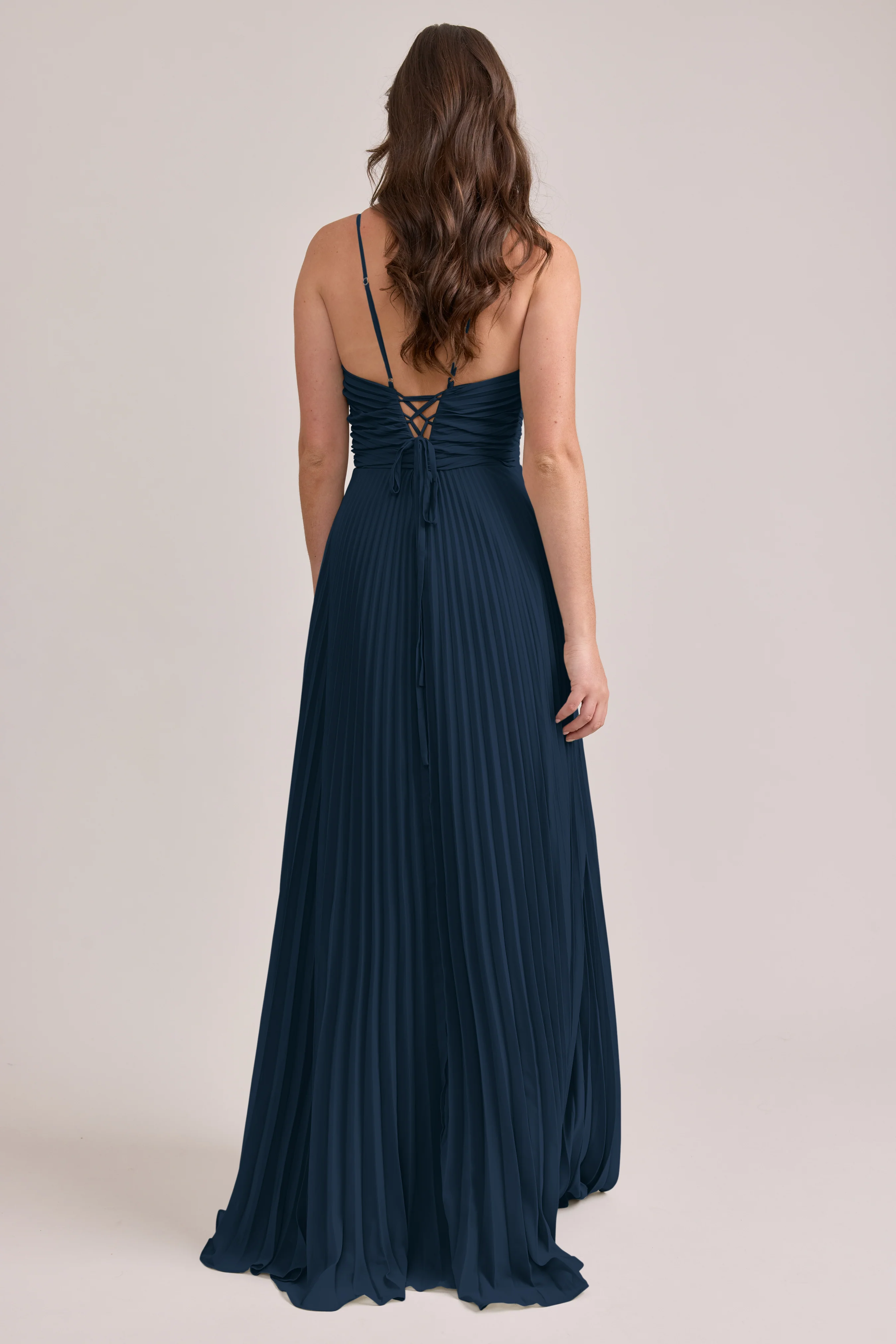 Vivian Chiffon Pleated Dress | Made To Order - Image 98
