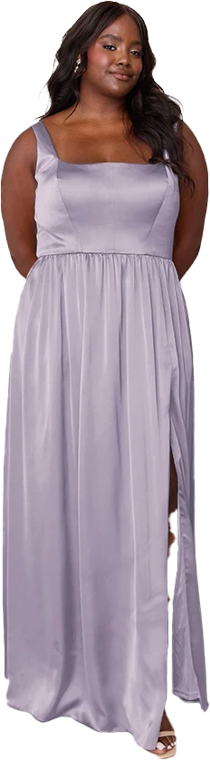 Whitney Satin Dress | Made To Order - Image 210