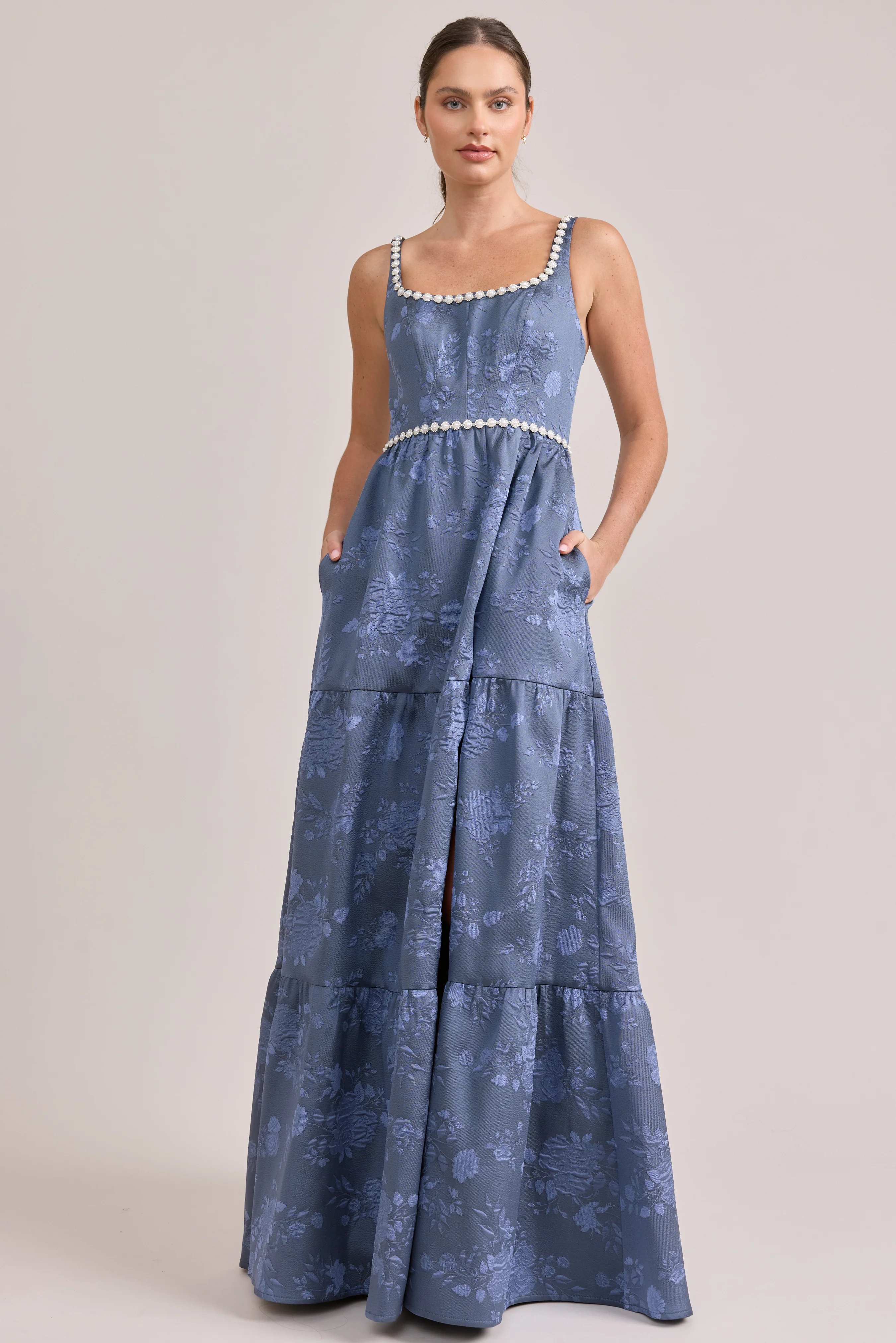 Winslet Luxe Jacquard Dress | Made To Order - Image 39